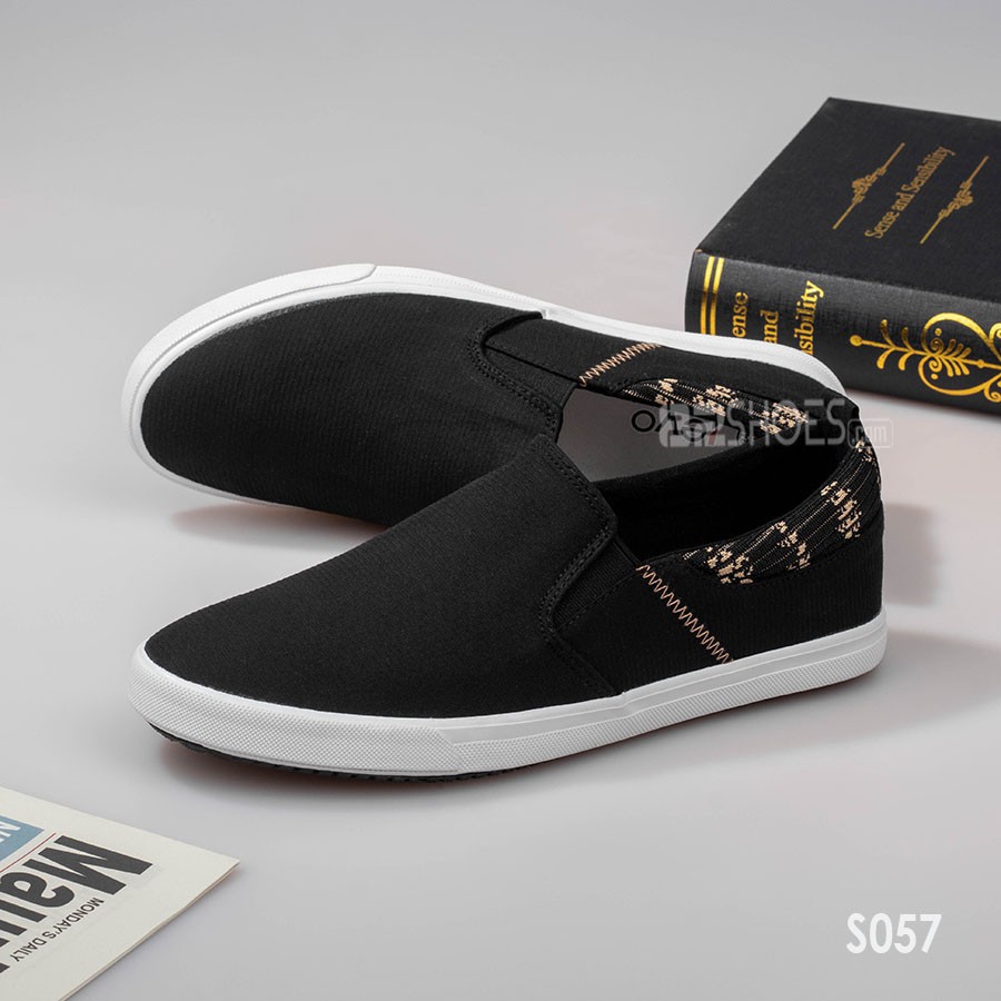 [XẢ KHO, LẺ SIZE] Giày lười nam - Slip on nam vải - Mã A2056 | BigBuy360 - bigbuy360.vn