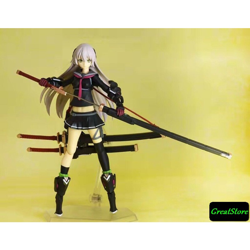 ( CHẤT, HÀNG CÓ SẴN ) MÔ HÌNH NHÂN VẬT Figma 396 Ichi Heavily Armed High School Girls Cử Động Được