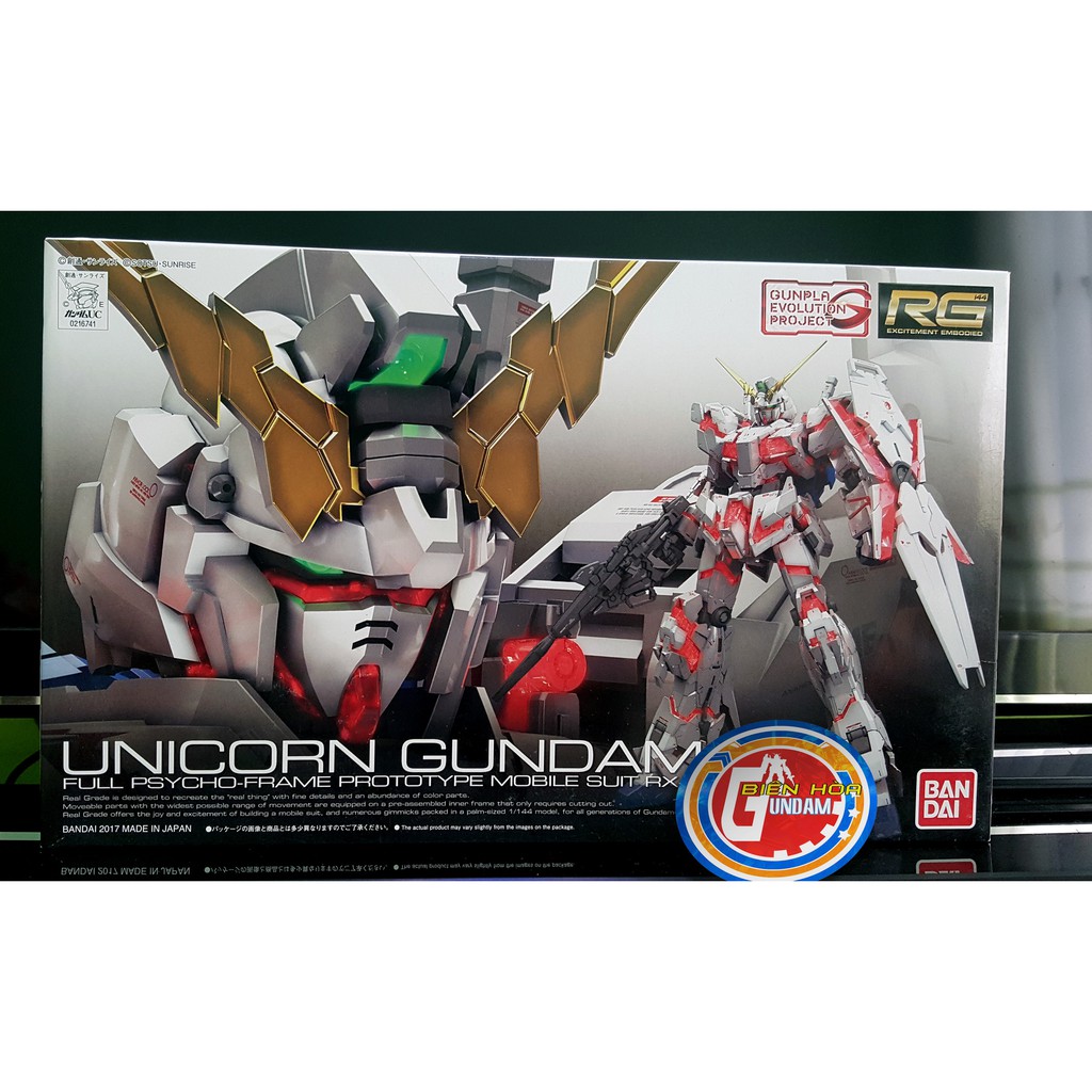 Mô hình lắp ráp RG 1/144 UNICORN GUNDAM