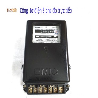 Công Tơ Điện 3 Pha  EMIC 50(100)A 220/380V  (Loại Bắt Trực Tiếp)