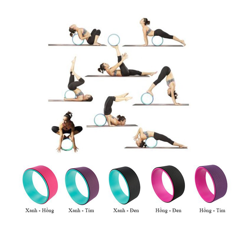 FLASH SALE🎁 Vòng Tập Yoga Wheel Cao Cấp-Vòng yoga loại tốt-freeship 50k-giá rẻ vô địch-hà nội & tphcm