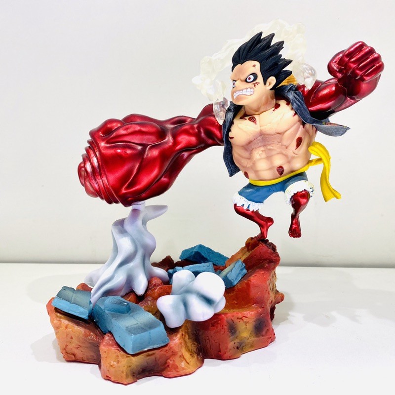 Mô Hình Monkey D.Luffy gear 4 Snake Man đại chiến với Donquixote Doflamingo Cao 12 - 18cm - Figure Tượng One Piece