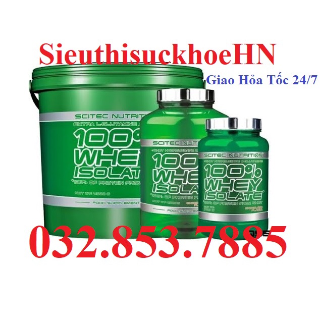 Sữa giảm cân, tăng cơ, Whey Isolate Scitec, Scitec Nutrion, 700g 2kg 4kg