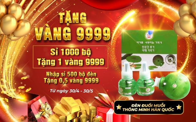 Combo 5 bộ Đèn Đuổi Muỗi thiên nhiên Hàn Quốc