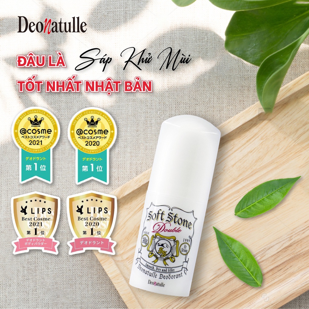 Lăn Khử Mùi Đá Khoáng Deonatulle Làm Sáng Da