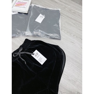Quần short nhung cạp chun kiểu dáng basic dễ mặc, dễ phối đồ ( có ảnh thật)
