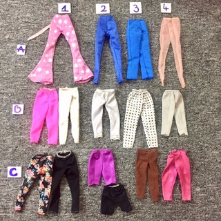 Qaa1-quần dài , quần lửng cho búp bê barbie