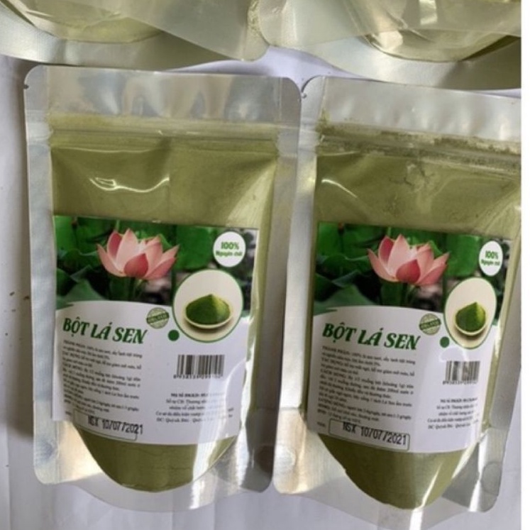 100g Bột lá sen nguyên chất detox cơ thể