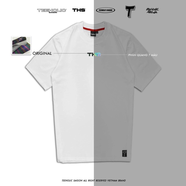 [TeeHolic] Áo Thun Phản Quang Hologram 7 Màu THS