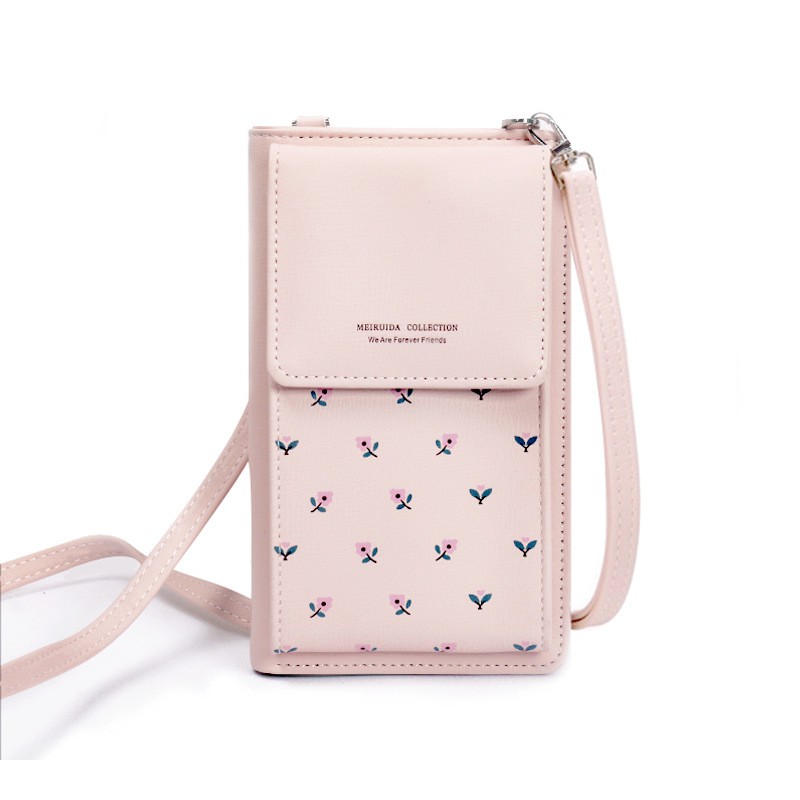Túi Đeo Chéo Nữ 💙FREESHIP💙 Túi Đeo Chéo Nữ Đựng Điện Thoại Nhỏ Gọn Họa Tiết Hoa Nhí Siêu Xinh DC05 - NAKI.SHOP
