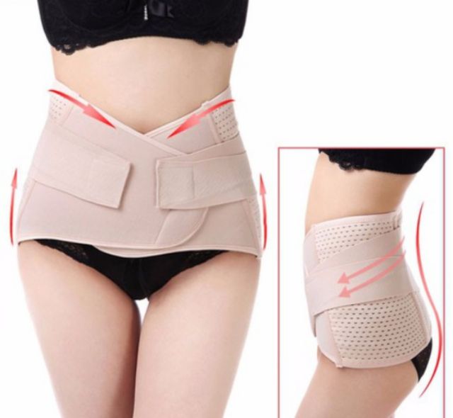 Gen Nịt Bụng Giảm Mỡ thừa Cho Mẹ Sau Sinh Hiền Trang - Loại Bản Kép 2 Lớp