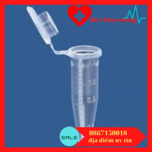 [Hàng Chính Ngạch] Ống Ly Tâm 2ml Đáy Tròn -Ống Eppendorf 2ml - Túi 500 Cái