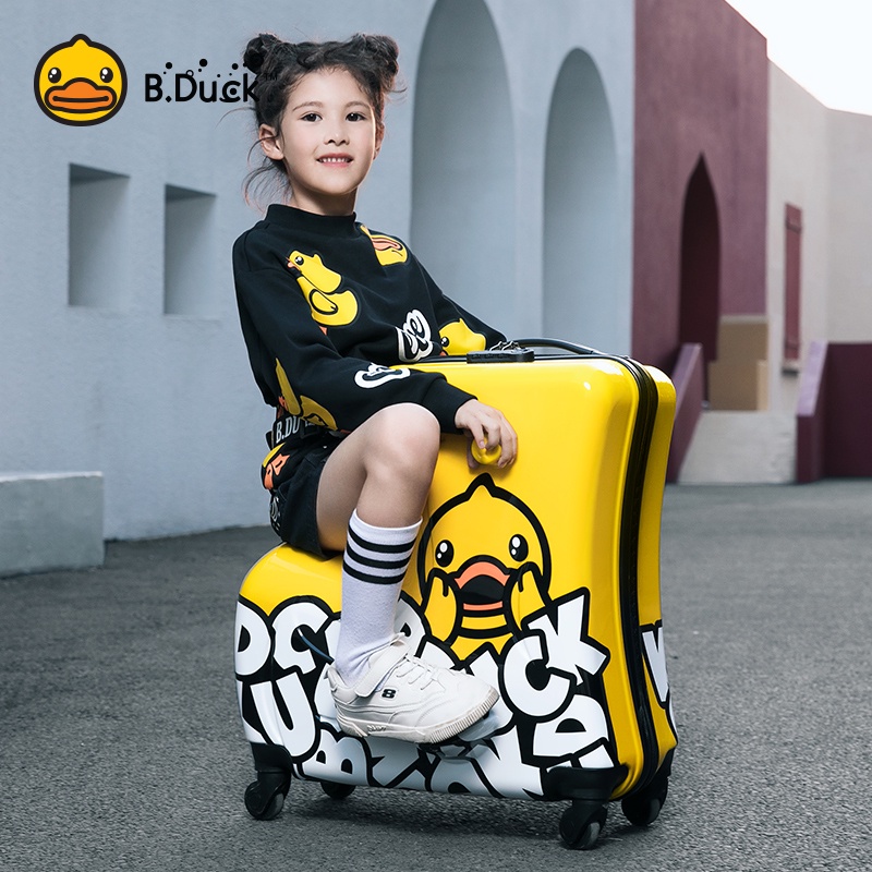 Vali Du lịch Vịt kéo B.duck Chính hãng kiêm xe ngồi cho bé