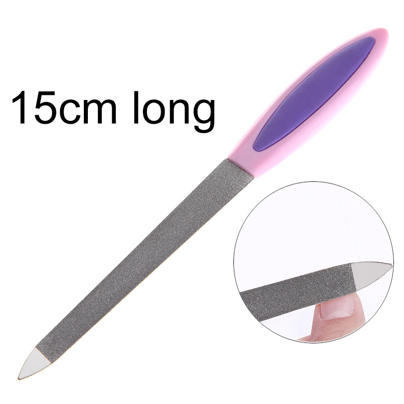 MONJA Bộ 1 / 10 Cây Dũa Móng Tay / Kính Nhám Nano Bằng Acrylic DIY