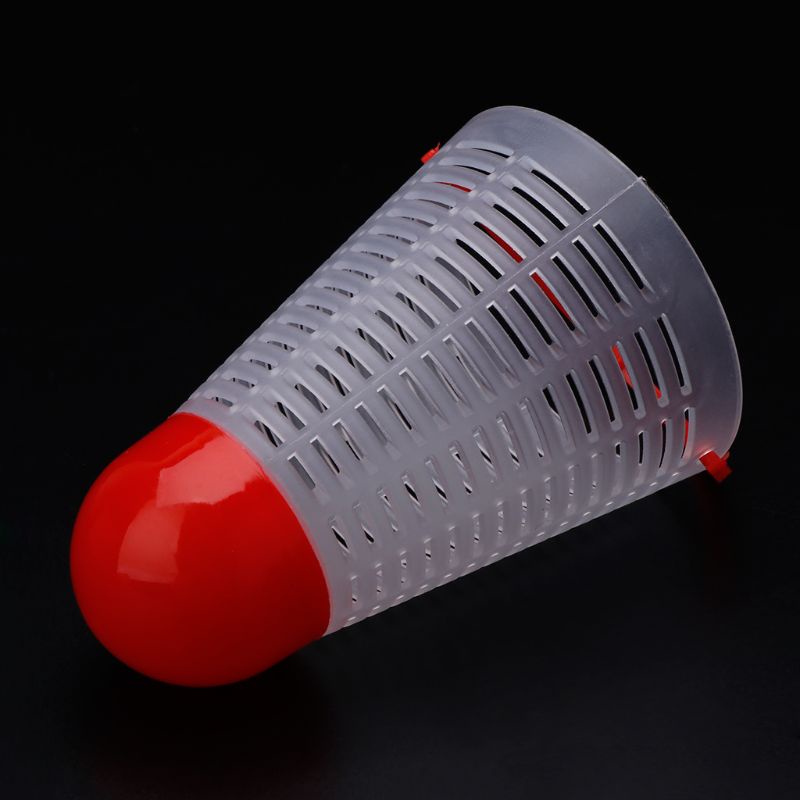 Lồng Nhựa Rỗng Đựng Mồi Câu Cá Hình Quả Cầu Lông Mới