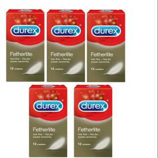 Combo 5 hộp bao cao su Durex ferthelite 60 chiếc