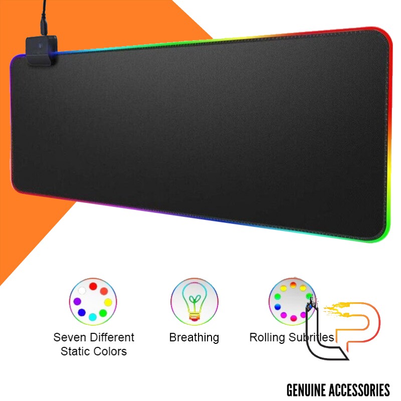 Bàn di chuột có led - lót chuột chơi game có led RGB - tấm lót chuột chơi game Mousepad LED RGB