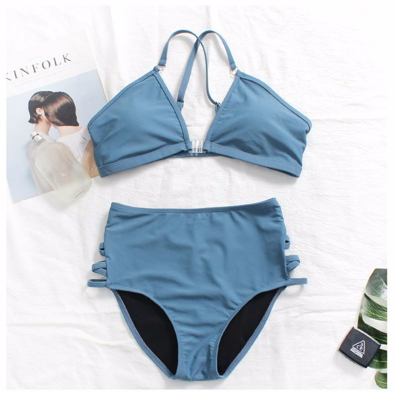 Bikini 2 mảnh sexy quần cạp cao hàng Quảng Châu