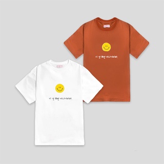 Áo Thun Cotton Unisex Form Rộng Tay Lỡ Oversize Mặt Cười