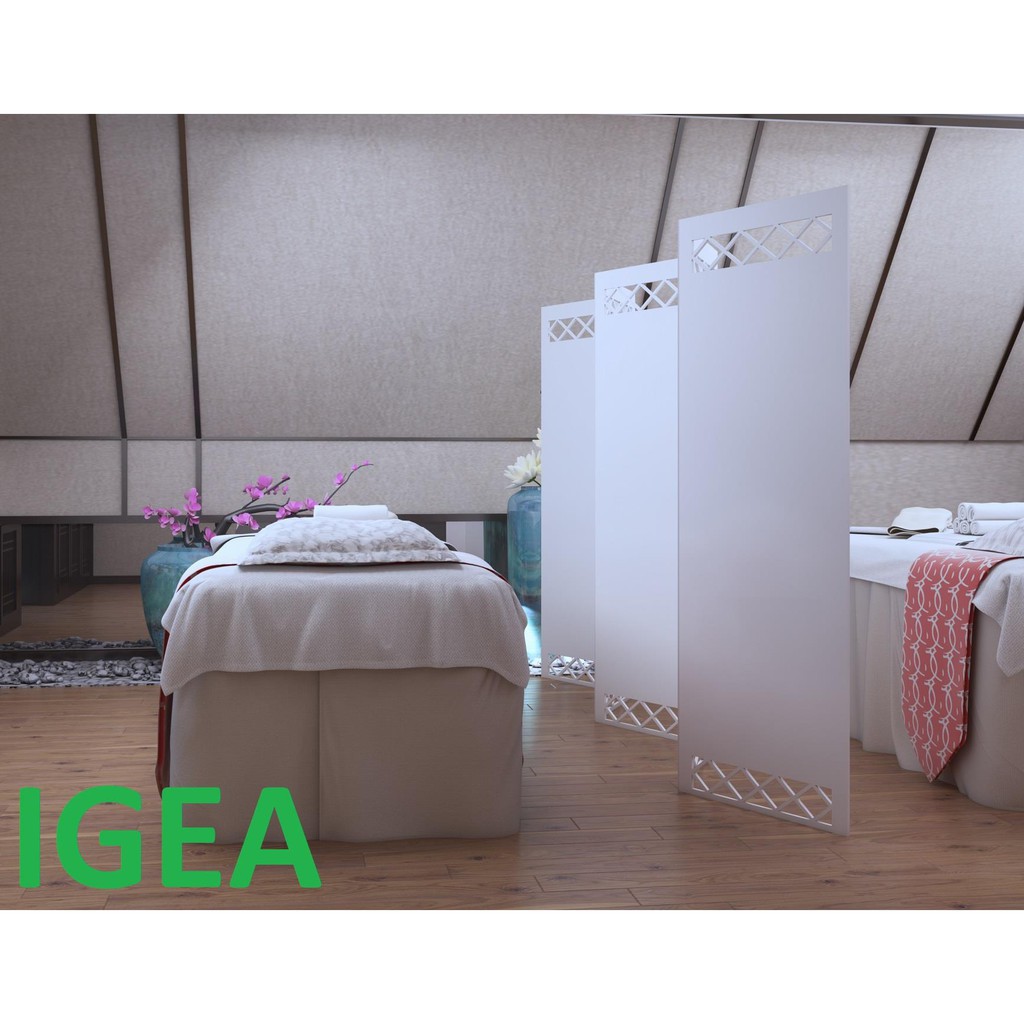 [Có 1 không 2] vách ngăn bình phong kín loại 1cánh/ kèm chân bình phong.IG465