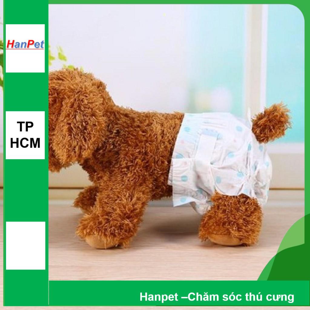 HCM- Combo 10 miếng bỉm quần dạng dán chó mèo cao cấp (kiểu bỉm quần) loại siêu thấm ĐỦ SIZE