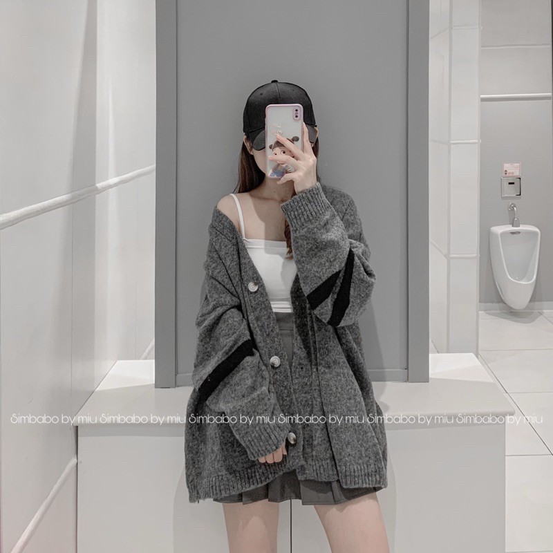 Áo len lông thỏ sọc tay Simbabo | BigBuy360 - bigbuy360.vn