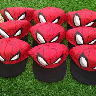 Combo  balo và mũ spider man bé trai