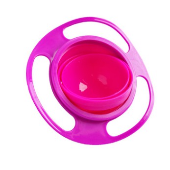 Bát ăn cho bé xoay 360 độ ko đổ đồ ăn
