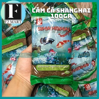 Thức ăn cá shanghai túi 100gr hạt nhỏ | Thức ăn cho cá cảnh size nhỏ