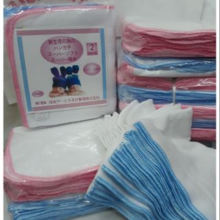 Khăn sữa, khăn xô kiba xuất nhật 2 lớp / 3 lớp/ 4 lớp.( kt 36×32 cm)