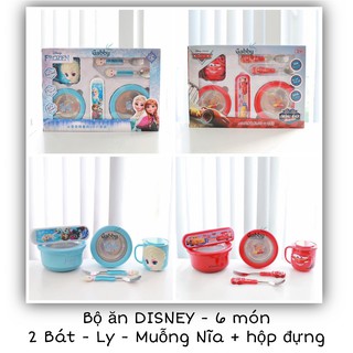 (SET QUÀ TẶNG) BỘ ĂN DẶM DISNEY CHO BÉ (MICKEY/MINNIE/ELSA/MC QUEEN)