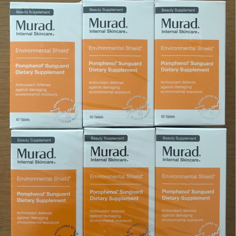 ( Date 04/23) Viên uống chống nắng nội sinh Murad Pomphenol Sunguard 60 viên