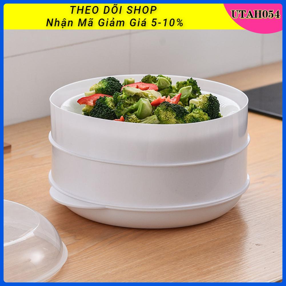 Hấp lò vi sóng Nắp đậy trong suốt Chống biến dạng Nồi hấp có nắp cho bếp gia đình