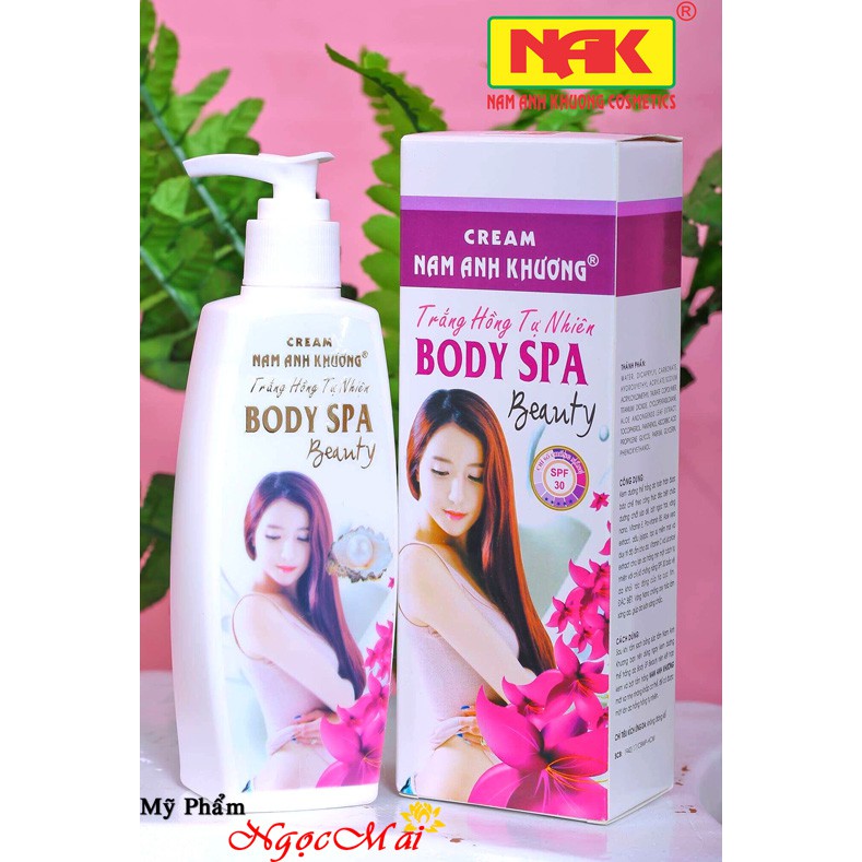 NAM ANH KHƯƠNG - Kem dưỡng trắng da toàn thân Body Spa Beauty (180ml)