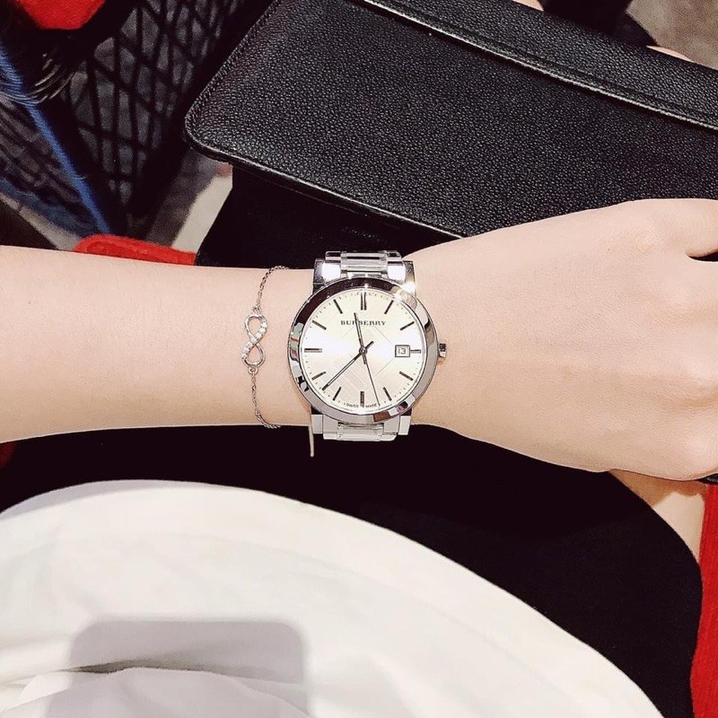 Đồng hồ nam burberry bu9000, 38mm (nữ cũng có thể đeo) Fullbox chính hãng  Authentic | Shopee Việt Nam