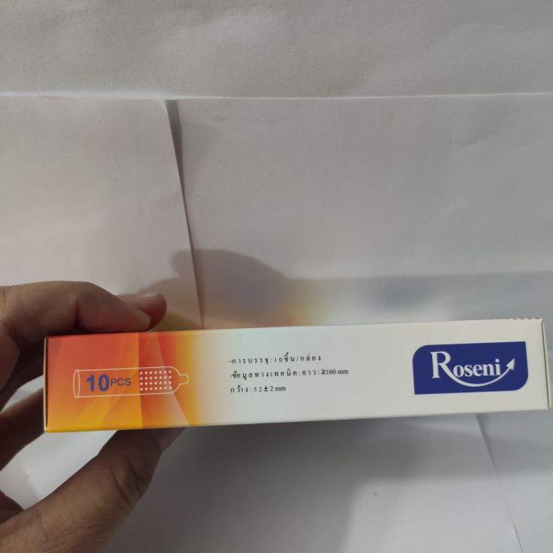 Bao cao su Roseni, Gân gai tăng khoái cảm hộp 10 cái - Chính hãng