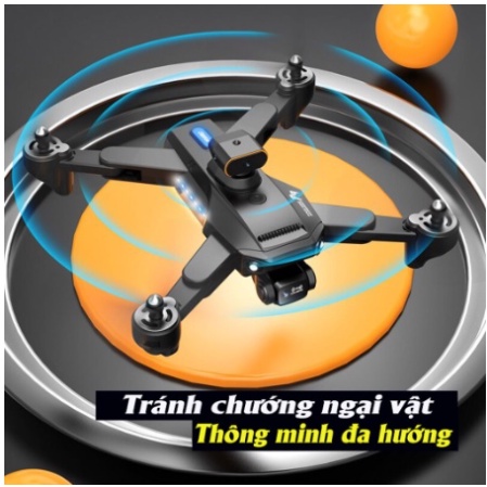 Máy Bay Điều Khiển Từ Xa 4 Cánh P9 Pro- Play Camera P9 2 PIN trang bị cảm biến chống va chạm 4 chiều, pin trâu 25 phút