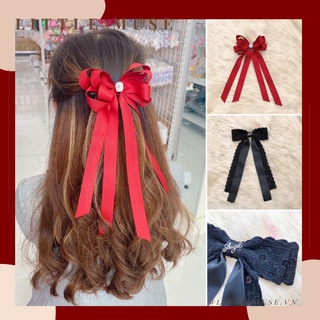 Kẹp tóc nơ tết ruy băng dài 🎀 LITTLE MUSE 🎀 phong cách Hàn Quốc xinh xắn