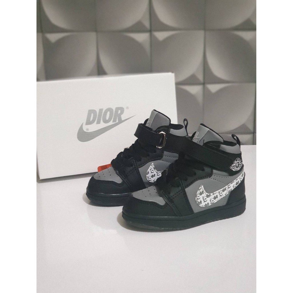 Giày Thể Thao Nike Jordan Dior Cổ Cao Thời Trang Cao Cấp Cho Nam Nữ