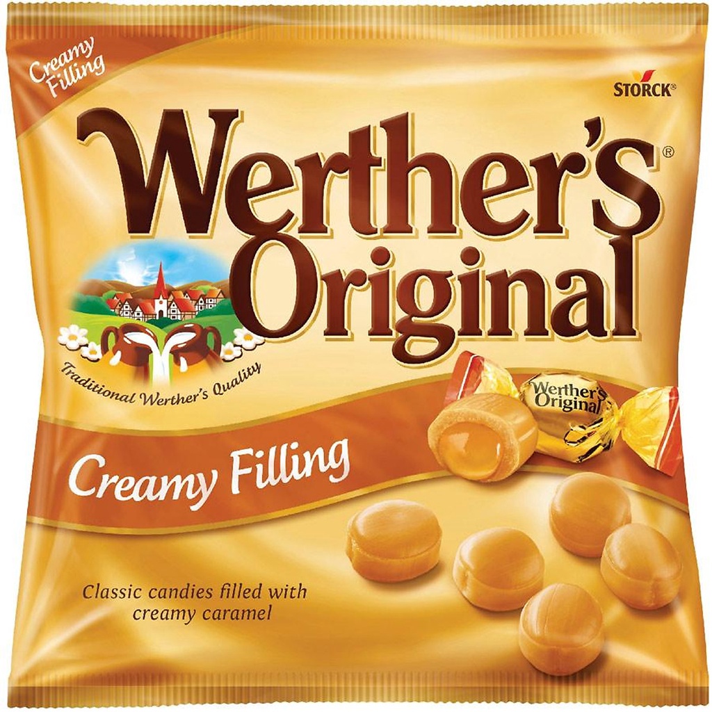 Kẹo caramen phủ socola hiệu Werther's Original 50g-120g