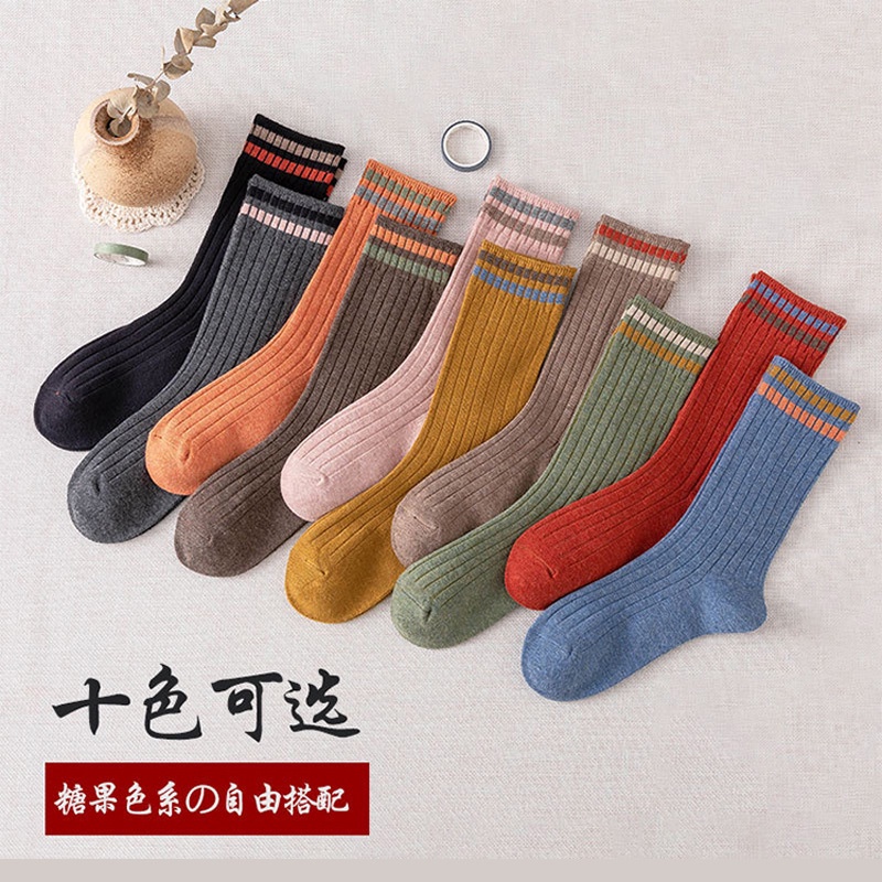 Vớ nữ cổ cao màu sắc nhã nhặn thời trang