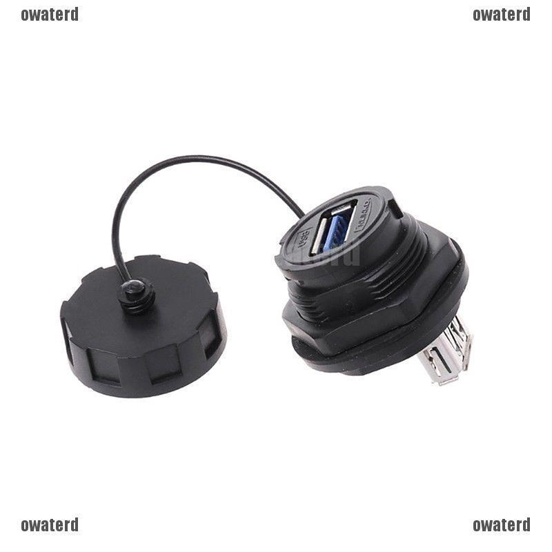 ★GIÁ RẺ★USB Female Socket Plug Panel Mount Adapter USB 3.0 Waterproof Connector IP68