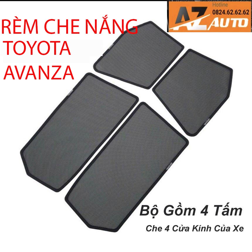 Rèm che nắng xe Toyota Avanza 2022, có hít nam châm, chuẩn khít theo xe