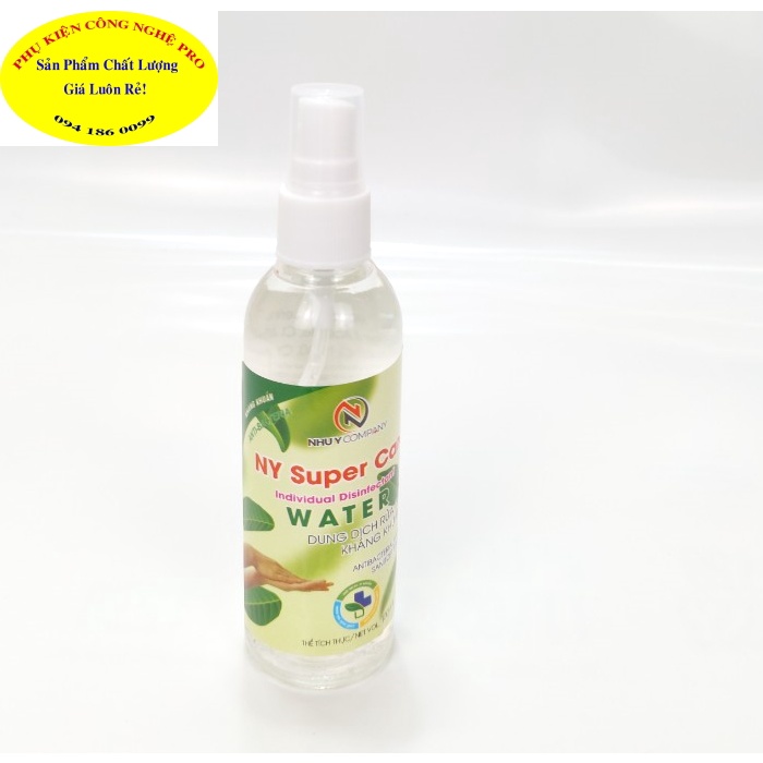 Dung dịch rửa tay NY Super Care Water Chai 100ml Chai xịt Làm sạch da tay Kháng khuẩn Khử mùi Bảo vệ sức khỏe Như Ý | BigBuy360 - bigbuy360.vn