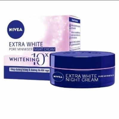 (hàng Mới Về) Kem Dưỡng Trắng Da Ban Đêm Nivea 50ml