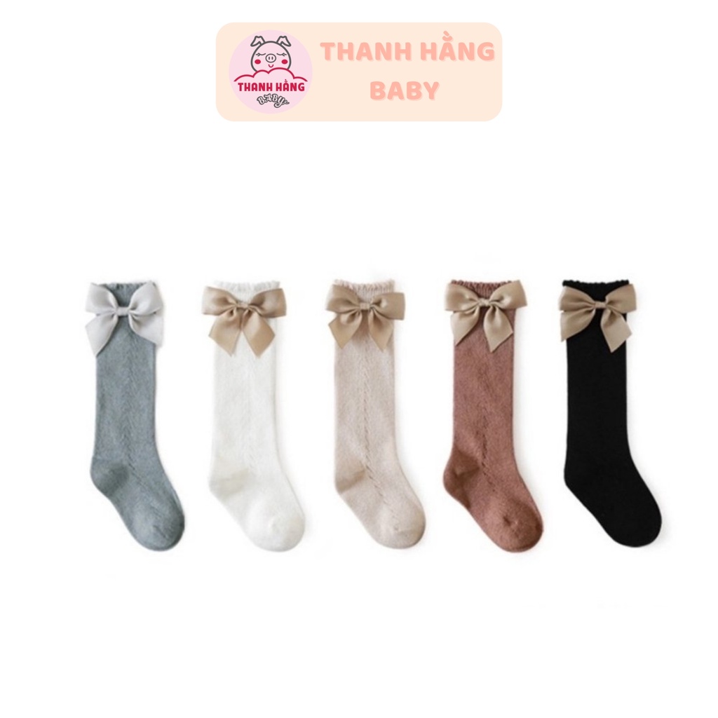 Tất cao cổ cho bé gái sơ sinh Thanh hằng baby 0 - 2 tuổi