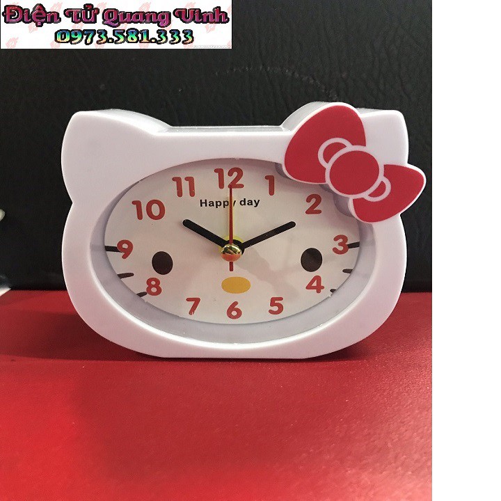 Đồng hồ báo thức mèo Kitty ngỗ nghĩnh