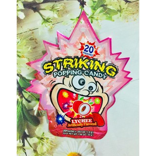 [HÀNG CHÍNH HÃNG] KẸO NỔ STRIKING VỊ VẢI 15G