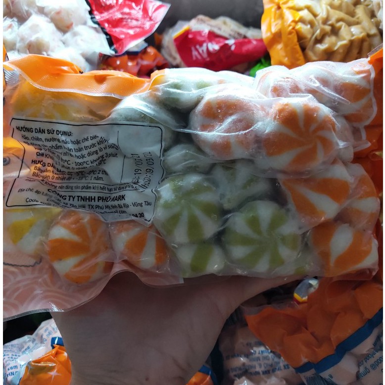 Bánh bao nhân trứng cá Phú Mark (bịch 500g/30 viên)