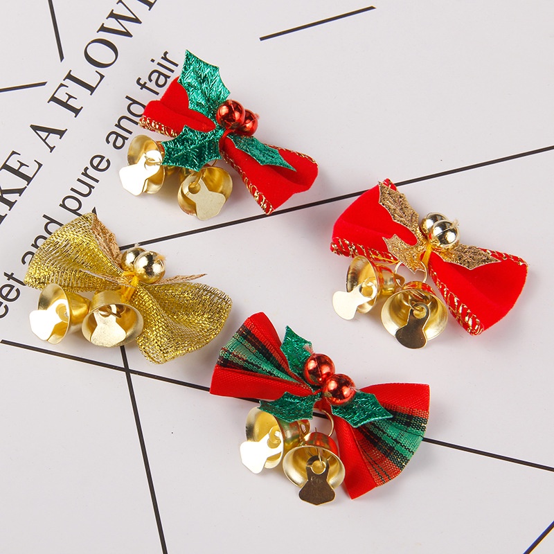 [ Christmas tree bow bell Xmas tree pendant decoration for Home  Wedding Party Xmas New Year scene Accessories ]